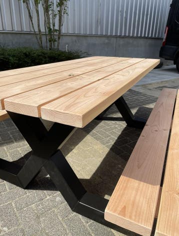 Picknick tafel douglas, Huis en Inrichting, Tafels | Eettafels, Verzenden, Nieuw