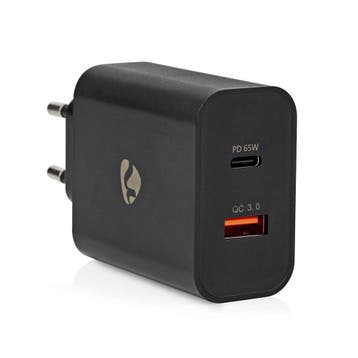 Nedis USB oplader - 65 W - Quick charge 3, Ophalen of Verzenden, Nieuw