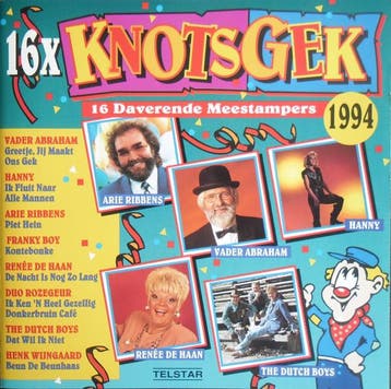 Various - 16x Knotsgek - 16 Daverende Meestampers 1994, Ophalen of Verzenden, Gebruikt