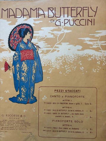Giacomo Puccini / Adolfo Hohestein - Madama Butterfly 1917 –