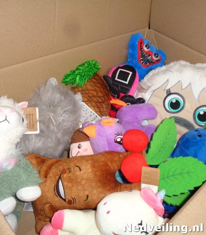 Mixdozen met 15 stuks pluche, Diversen, Rommelmarktspullen