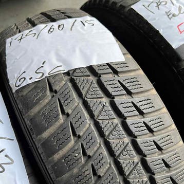 2 x Falken 175-60-15 Winterbanden 6,5mm, Gebruikt, 15 inch, 175 mm, Band(en)