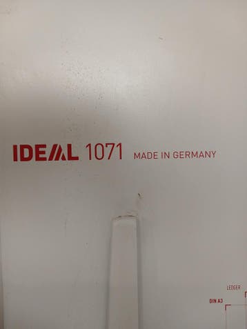 Ideal 1071 snijmachine/ bordschaar 71 cm - gebruikt -, Ophalen of Verzenden, Gebruikt, Overige typen