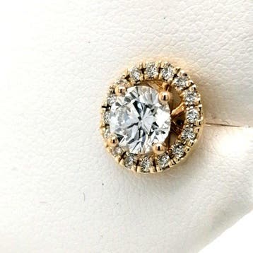 Oorbellen - 14 karaat Geel goud - 2.33ct. tw. Diamant, Nieuw