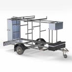 Steigeraanhanger Euroscaffold 305cm x 750kg Afsluitbaar, Ophalen of Verzenden, Nieuw