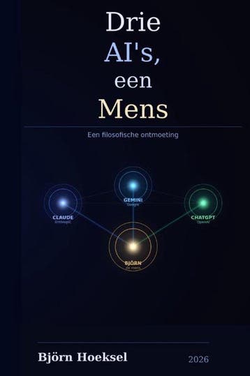 9789465389080 Drie AIs, een Mens Bjorn Hoeksel, Boeken, Verzenden, Nieuw, Bjorn Hoeksel