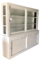 Witte strakke buffetkast Petten 240cm, Ophalen of Verzenden, Nieuw