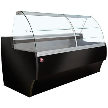 Diamond Koeltoonbank Zwart | Mantova | +2°C/+4°C | Geforceer, Ophalen of Verzenden, Nieuw