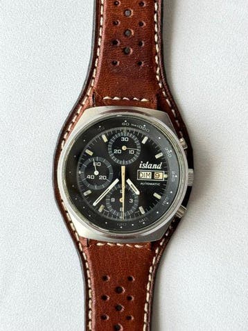 Chronographe Vintage Island - Calibre Valjoux 7750 -, Nieuw