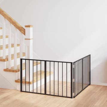 vidaXL Hondenhek 2 pcs Zwart 100 x 60 cm Gegalvaniseerd, Dieren en Toebehoren, Verzenden, Nieuw