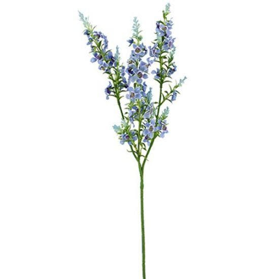 Kattenmunt Blauw Zijdenbloem 75 cm per stuk, Huis en Inrichting, Woonaccessoires | Kunstplanten en Kunstbloemen, Nieuw, Ophalen of Verzenden