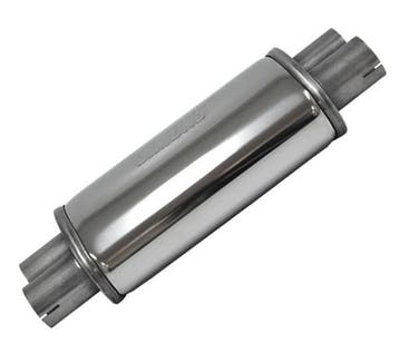Demper 51mm dubbel ovaal 185/115mm 315mm lang RVS Simons, Ophalen of Verzenden, Nieuw