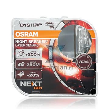 Osram Night Breaker Laser 66140XNN D1S xenonlamp Nightbre..., Verzenden, Nieuw