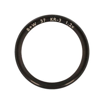 B+W KR-3 1,2x Filter 37mm met garantie, Ophalen of Verzenden, Gebruikt