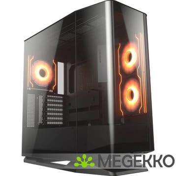 COUGAR Gaming FV270 RGB Midi Tower Zwart, Verzenden, Nieuw