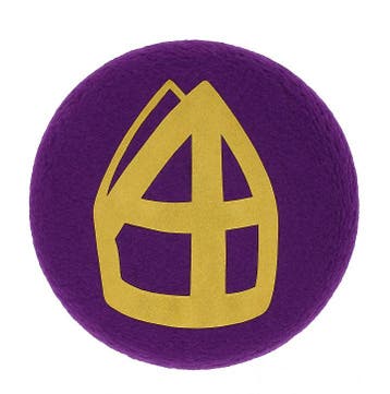 Button met Mijter Paars, Diversen, Verzenden, Nieuw