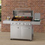 Barbecue / Gasgrill / BBQ Minnesota - 7-Pits - RVS - Incl. A, Verzenden, Nieuw