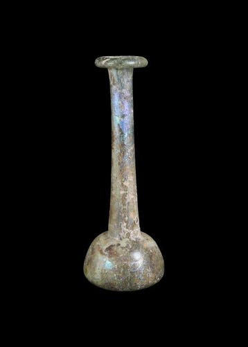 Oud-Romeins Glas Kandelaar Unguentarium