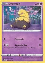 Drowzee 060/195 Silver Tempest, Ophalen of Verzenden, Nieuw, Losse kaart, Foil