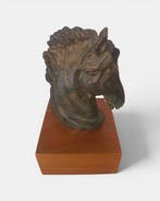 Beeld, cavallo - 15 cm - Brons