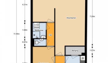 Te Huur 3 Kamer Appartement Loenermark In Amsterdam, Huizen en Kamers, Huizen te huur, Direct bij eigenaar, Appartement, Amsterdam