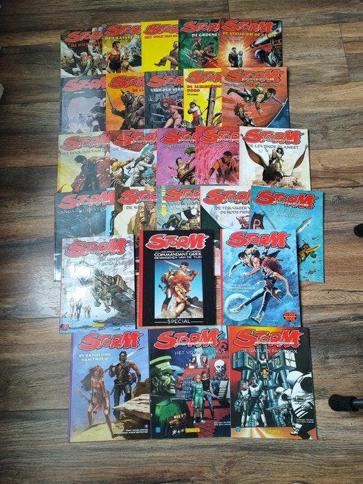 Storm 0 t/m 21 - opeenvolgende reeks SC - 26 Album - Diverse, Boeken, Stripboeken