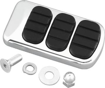 Kuryakyn ISO Standard Brake Pedal Pad Chrome, Ophalen of Verzenden