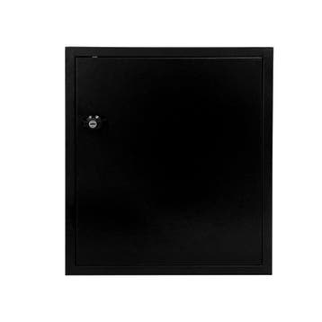Logixbox Flexybox brievenbusdeurtje los - zwart, Verzenden, Nieuw