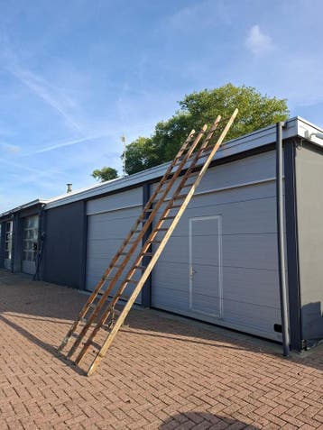 Houten ladder, 2x20, Nieuw