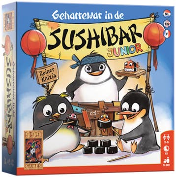 Geharrewar in de Sushibar Junior | 999 Games - Dobbelspellen, Verzenden, Nieuw
