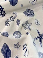 Elegante nautische meubelstof - Textiel - 280 cm - 250 cm