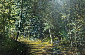 Ángel Ries (1943) - Entre árboles