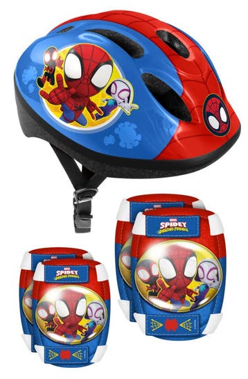 Kinderhelm Spidey met beschermset (Kinderen, Kinderhelmen), Ophalen of Verzenden, Nieuw, Overige merken