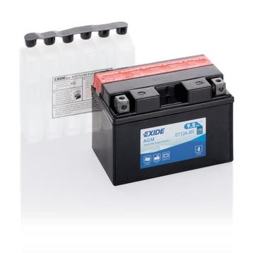 Exide AGM 12V accu | ET12A-BS | 12V 10Ah, Auto-onderdelen, Ophalen of Verzenden, Nieuw