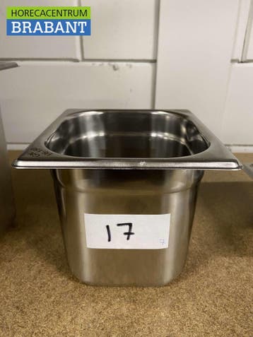 RVS Gastronorm bak GN bak 1/6 Diepte 150 mm Horeca, Ophalen of Verzenden, Nieuw in verpakking