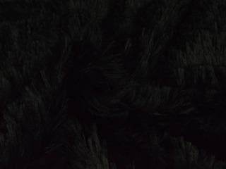 Langharig bont stof – Zwart, 120 cm of meer, Zwart, Ophalen of Verzenden, Polyester