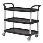 Etagewagen Matador HX-808LA 3 Etages Zwart, Verzenden, Nieuw