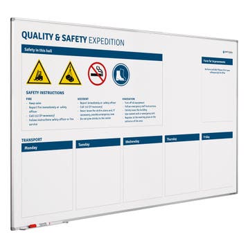 Whiteboard Kwaliteit en Veiligheid verbeterbord - 60x90 cm, Ophalen of Verzenden, Nieuw in verpakking