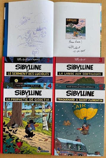 Sibylline T1 à T5 + dédicace - 5x C - 5 Album - Eerste druk, Nieuw