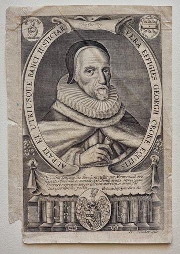 Robert Vaughan (1622 - 1678) - Sir George Croke