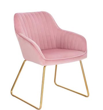 Vintage Fluwelen Eetkamerstoel | Armleuning in veel Kleuren, Huis en Inrichting, Stoelen, Verzenden, Nieuw, Metaal