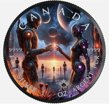 Canada. 5 Dollars 2024 Astronauts, 1 Oz (.999)