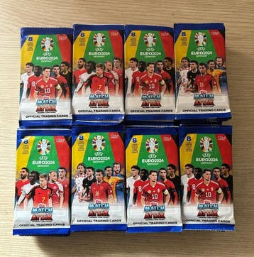 Euro 2024 Topps match attax - 100 Booster pack - Near Mint, Nieuw