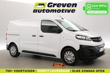 Opel Vivaro-e 75 kWh L2H1  Snelladen  SOH 99%  Airco  Cruise, Auto's, Automaat, Wit, Elektrisch, Opel