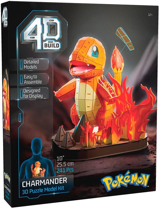 4D Build Pokemon - Charmander 3D Bouwpakket (241 stukjes) |, Kinderen en Baby's, Speelgoed | Bouwstenen, Nieuw, Verzenden