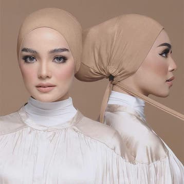 Zachte Modal Binnen Hijab Cap met Strik - Islamitische Turba, Verzenden, Nieuw