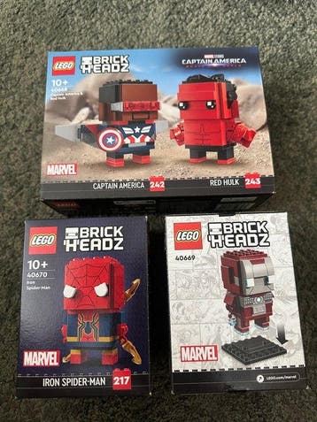 Lego Set - Marvel, BrickHeadz - Retired! Captain America /, Nieuw