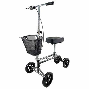 Kniestep - Kniefiets - Knee walker | Met handrem | In hoogte, Diversen, Ophalen of Verzenden, Nieuw