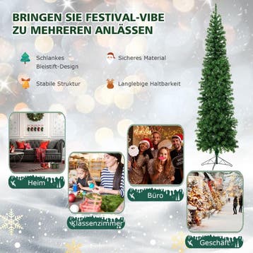 2dekans | Coast Halve Kunstkerstboom met LED Groen – 60 x, Ophalen of Verzenden, Zo goed als nieuw