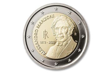 2 euro Alessandro Manzoni 2023 - Italië, Verzenden